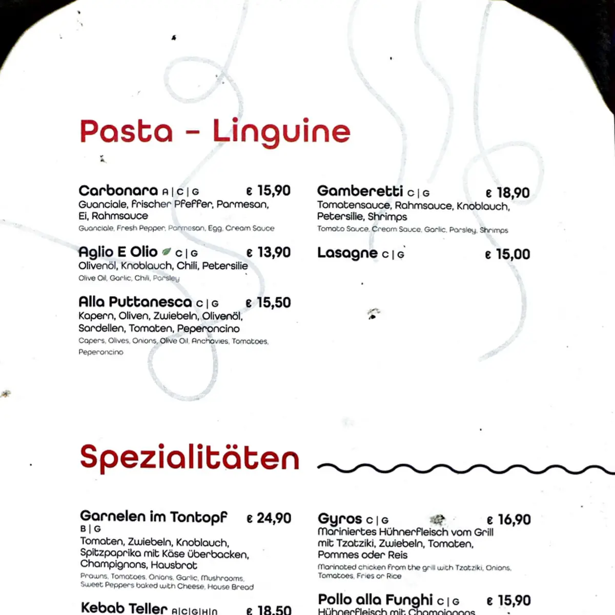 Speisekarte photo 5