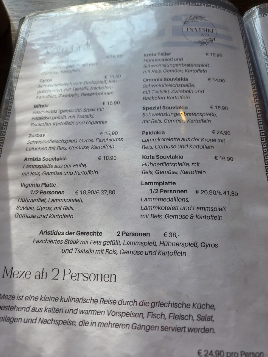 Speisekarte photo 2