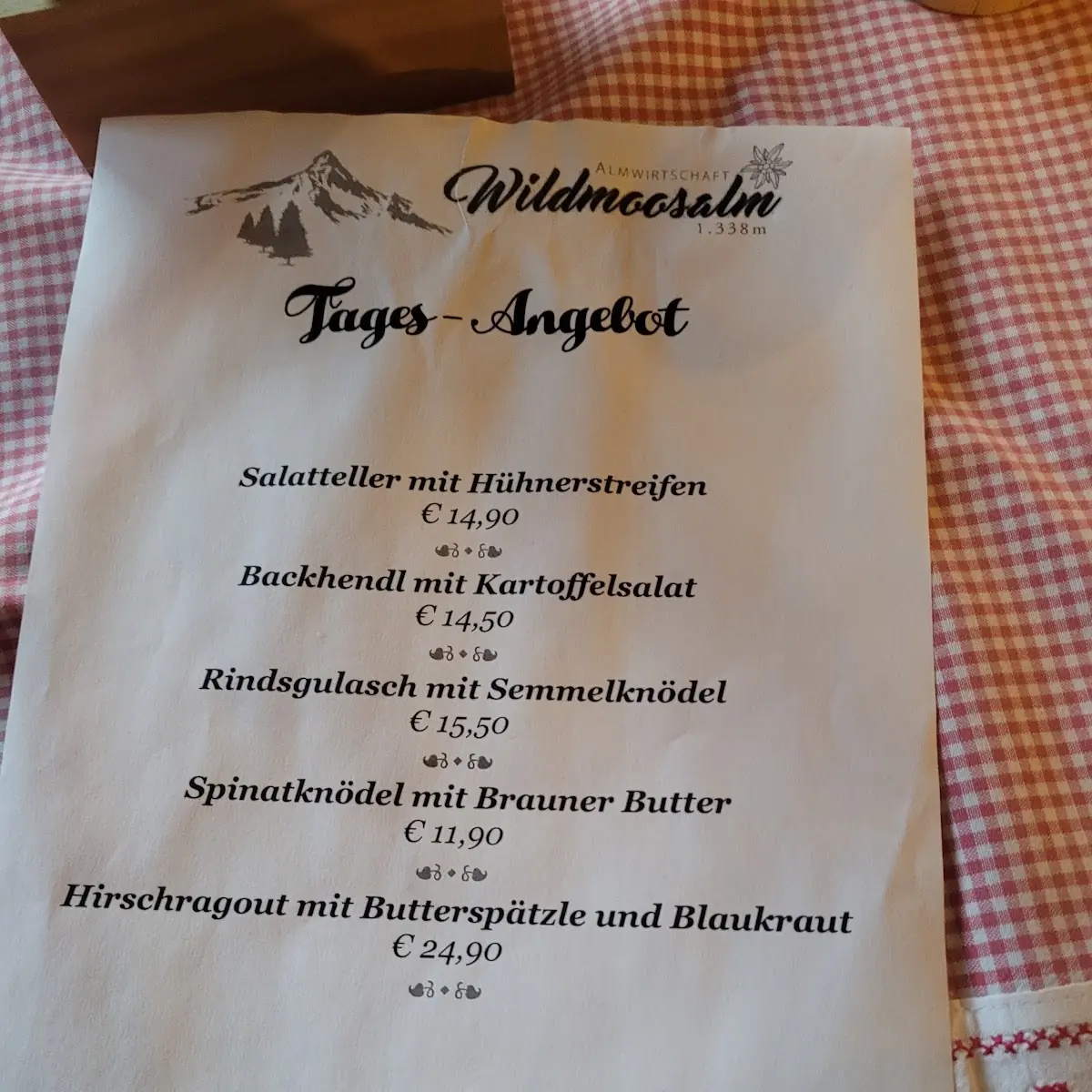 Speisekarte photo 10