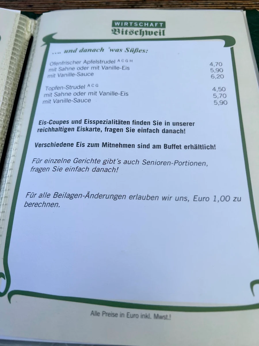 Speisekarte photo 1