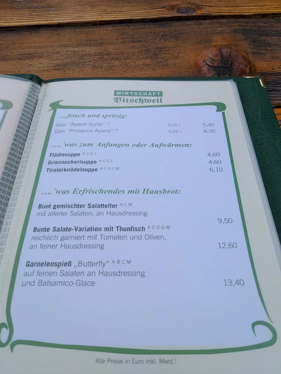 Speisekarte photo 3