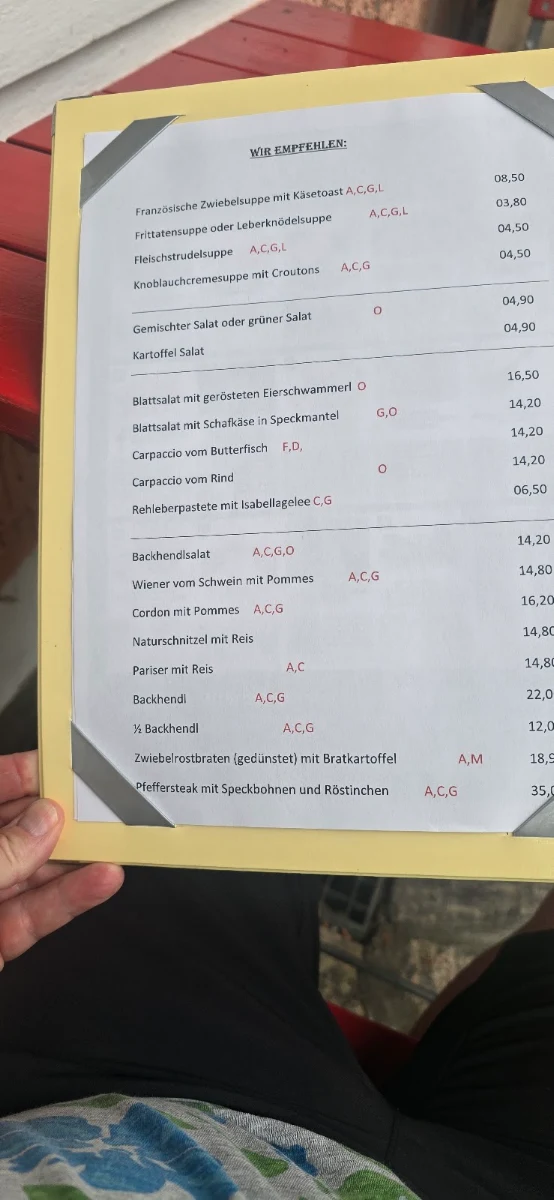 Speisekarte photo 4