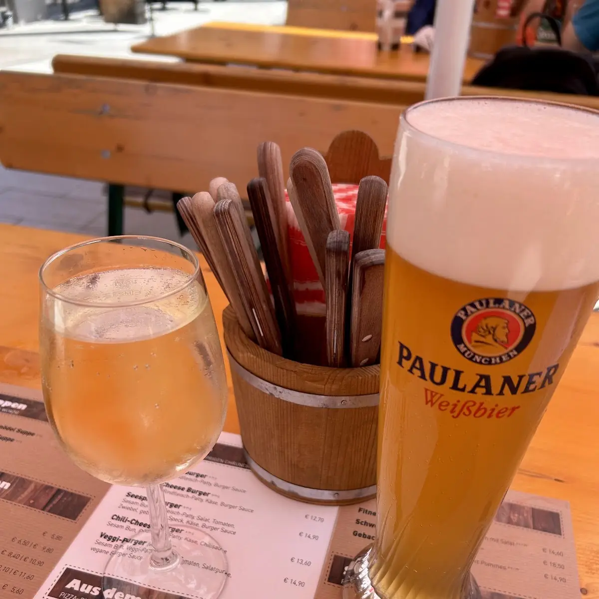 Speisekarte, Griessers Seespitzkiosk und Camping