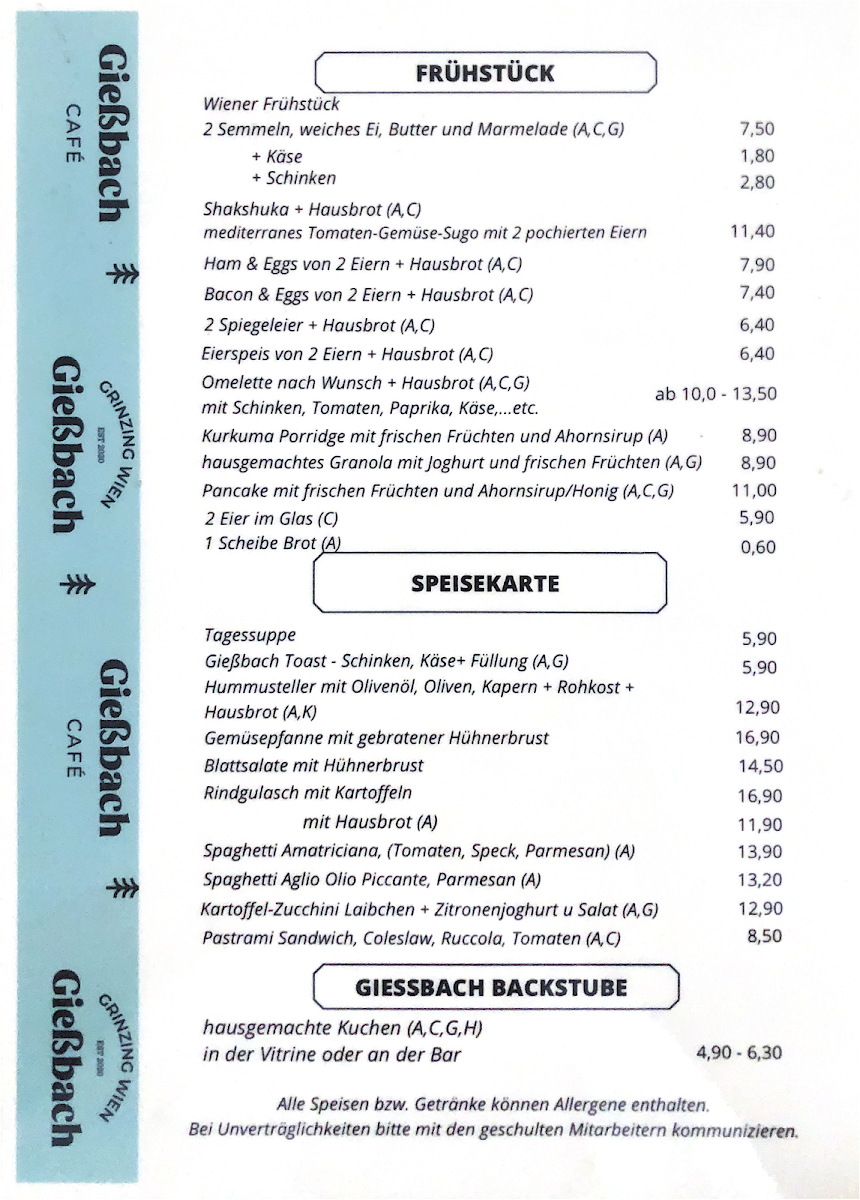 Speisekarte photo 3