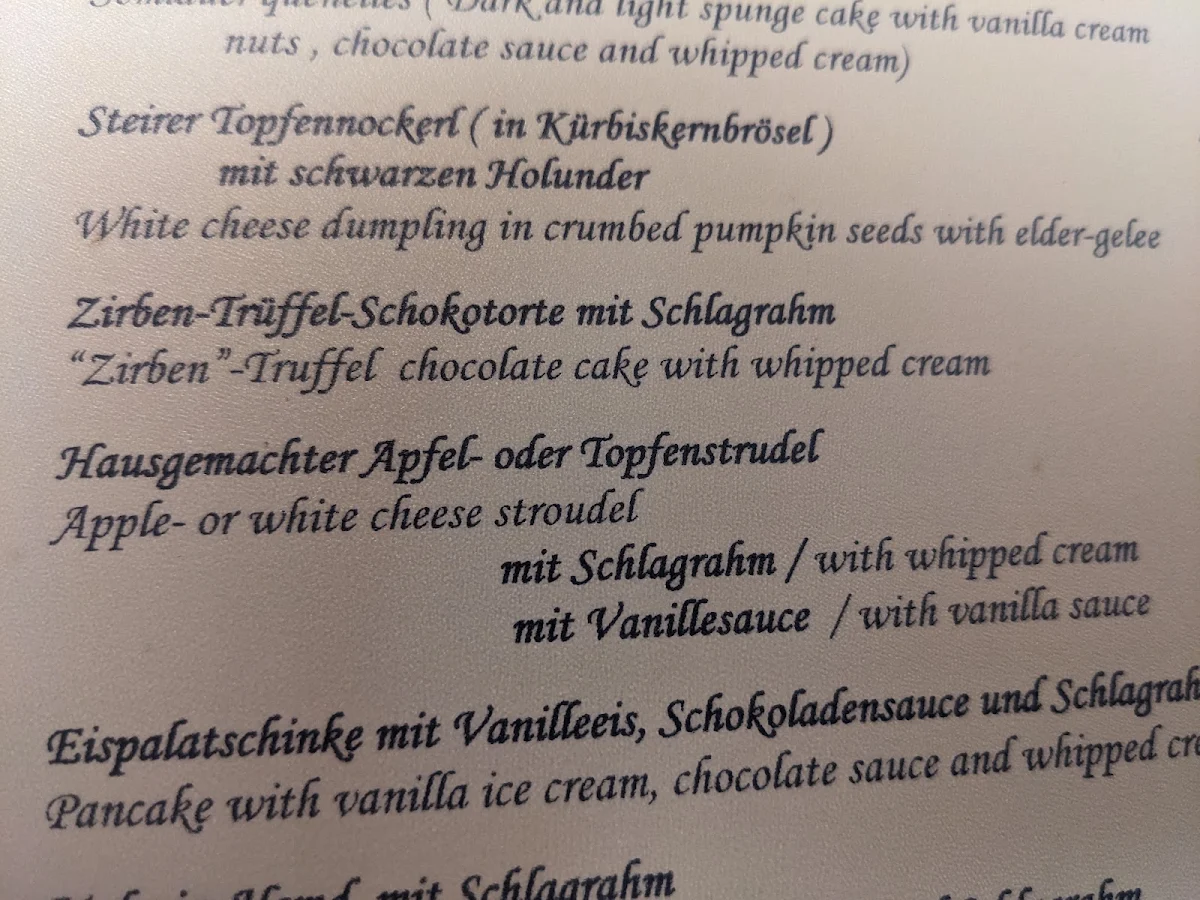 Speisekarte photo 2
