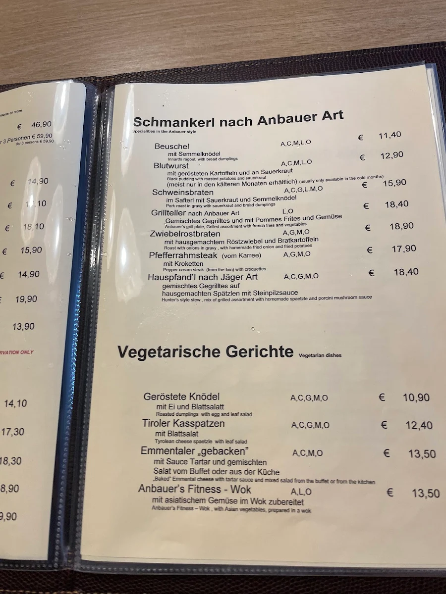 Speisekarte photo 3