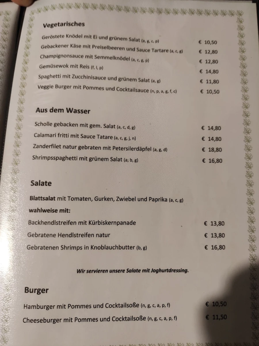 Speisekarte photo 2