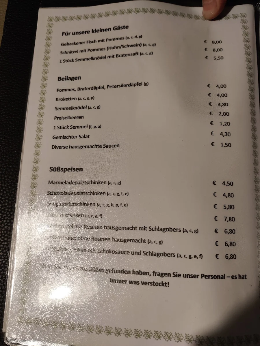 Speisekarte photo 3