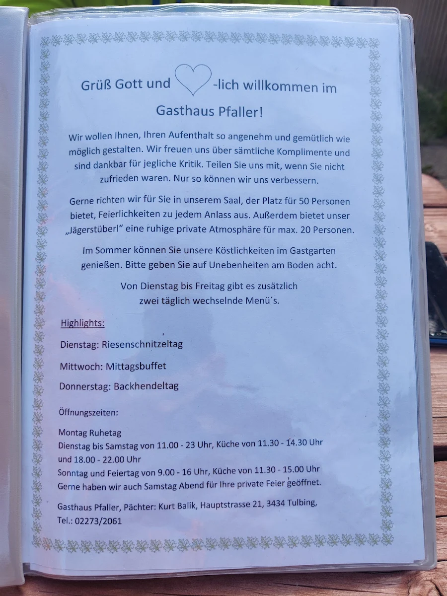 Speisekarte photo 6