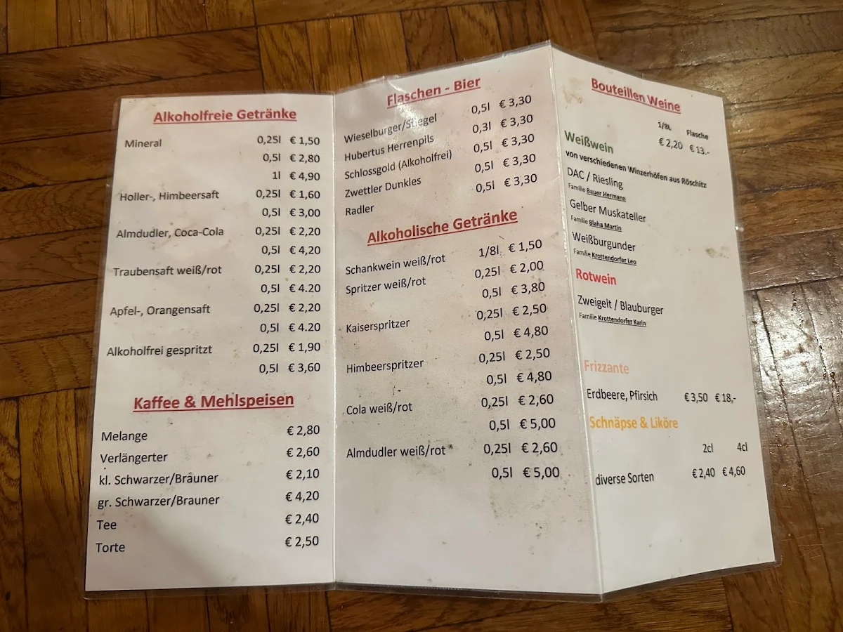 Speisekarte photo 1