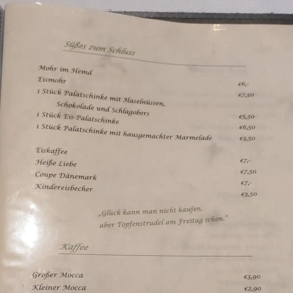 Speisekarte photo 2