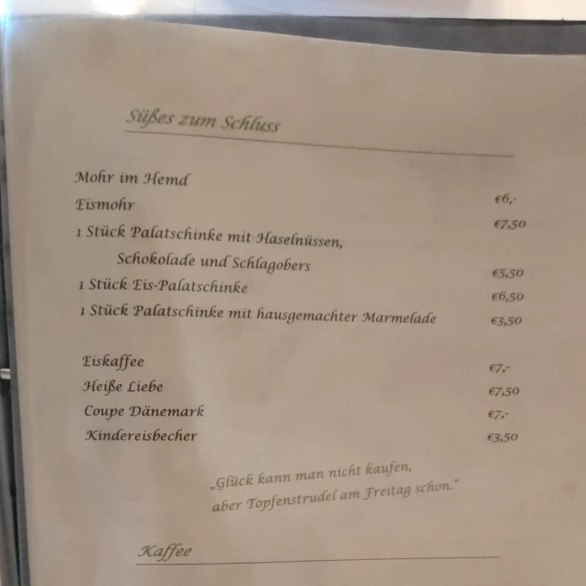 Speisekarte photo 3