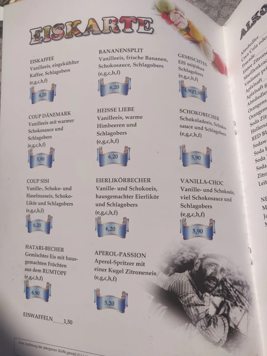 Speisekarte photo 2