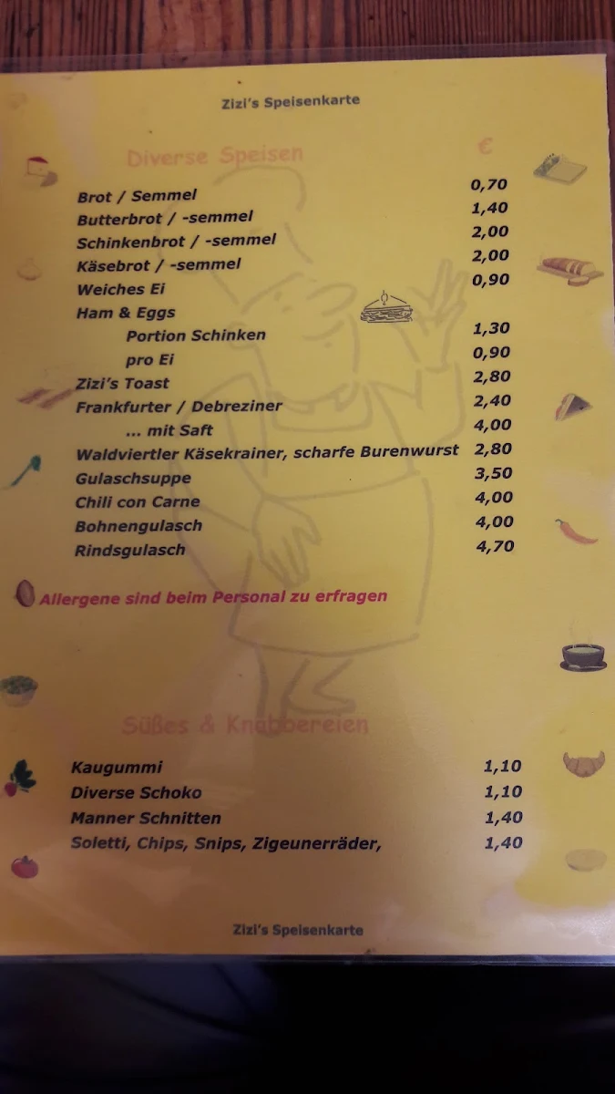 Speisekarte photo 3