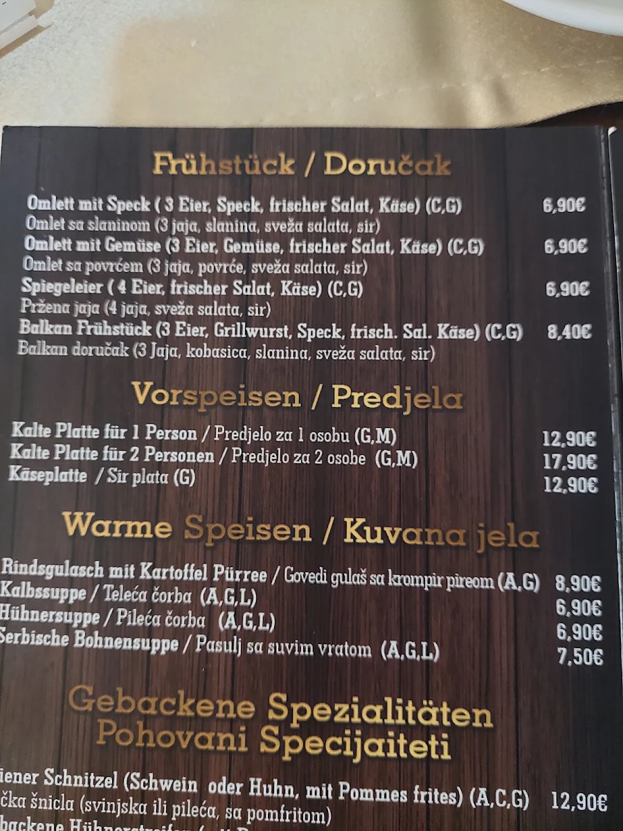 Speisekarte photo 3