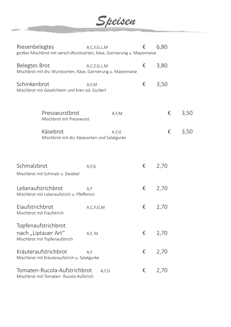Speisekarte photo 4