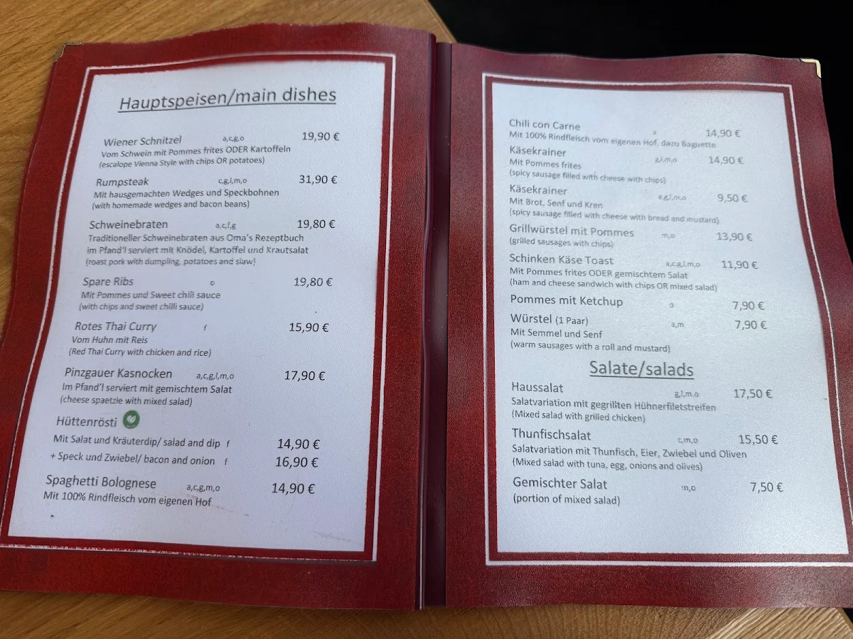 Speisekarte photo 2