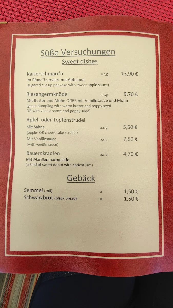 Speisekarte photo 6
