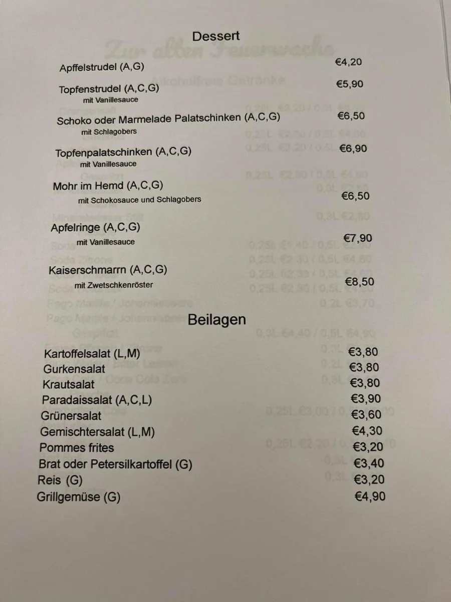 Speisekarte photo 4