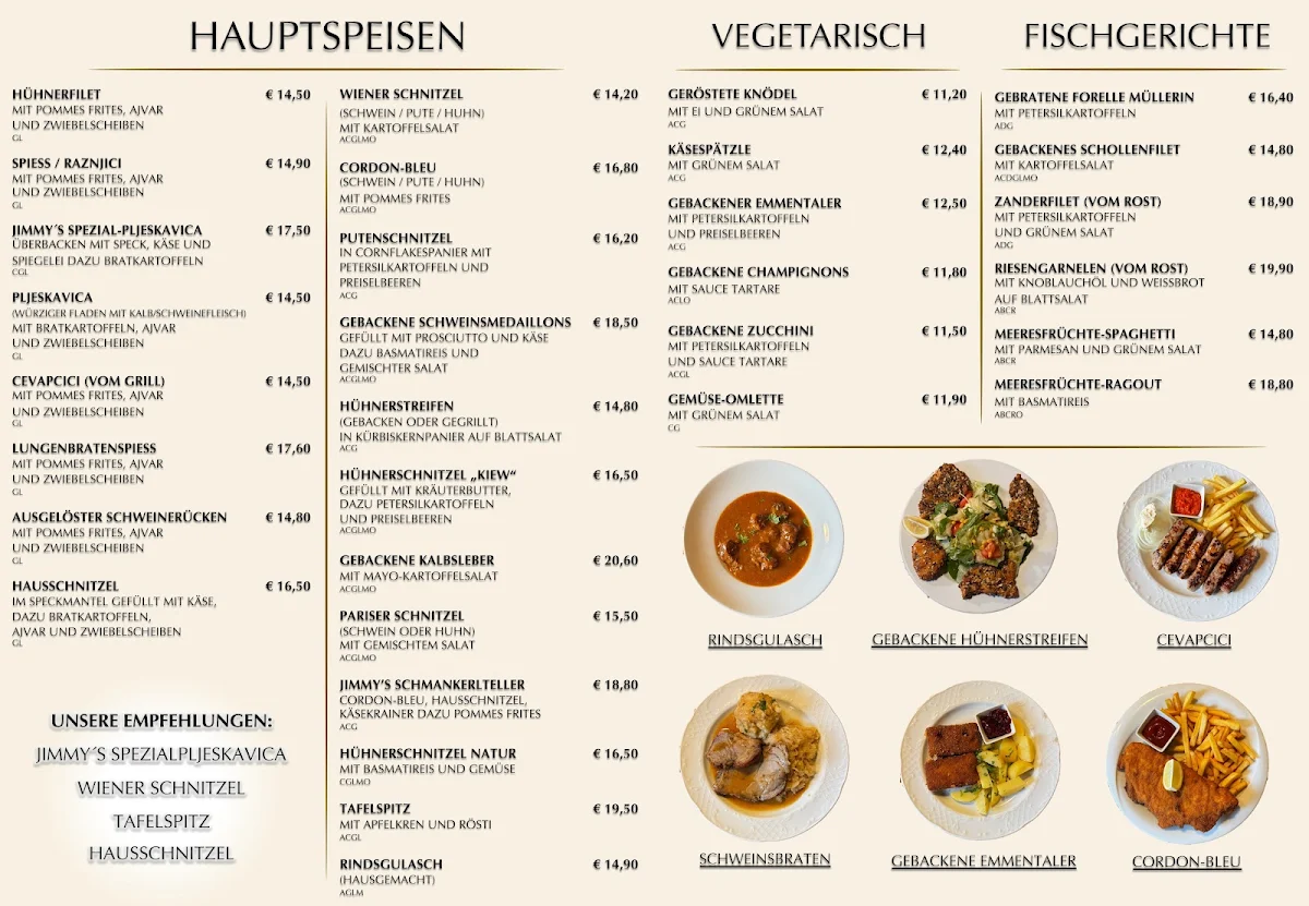Speisekarte photo 1