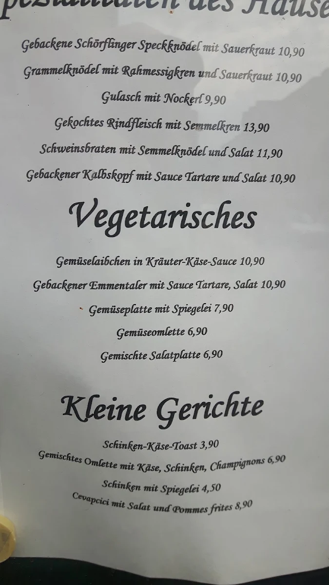 Speisekarte photo 1