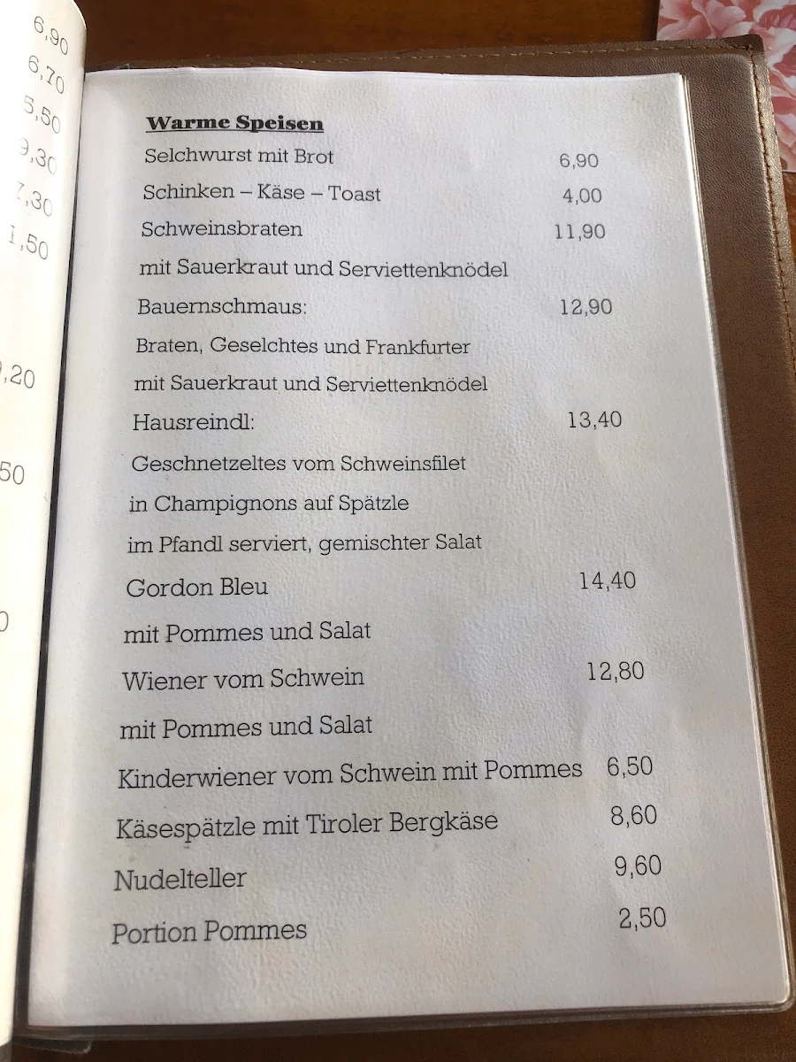 Speisekarte photo 3