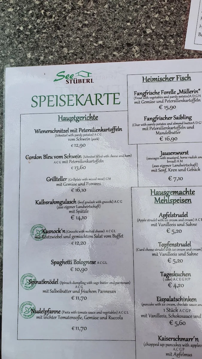 Speisekarte photo 3