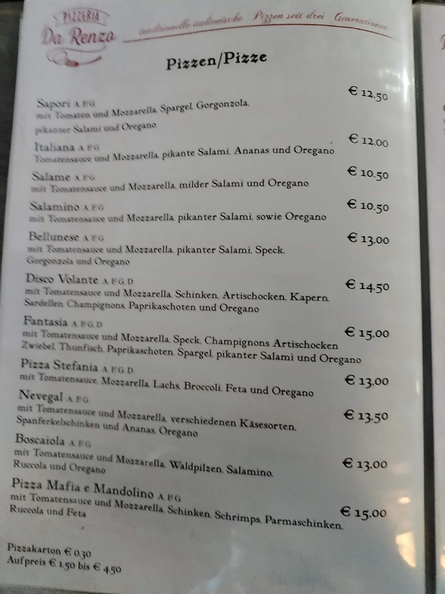 Speisekarte photo 4