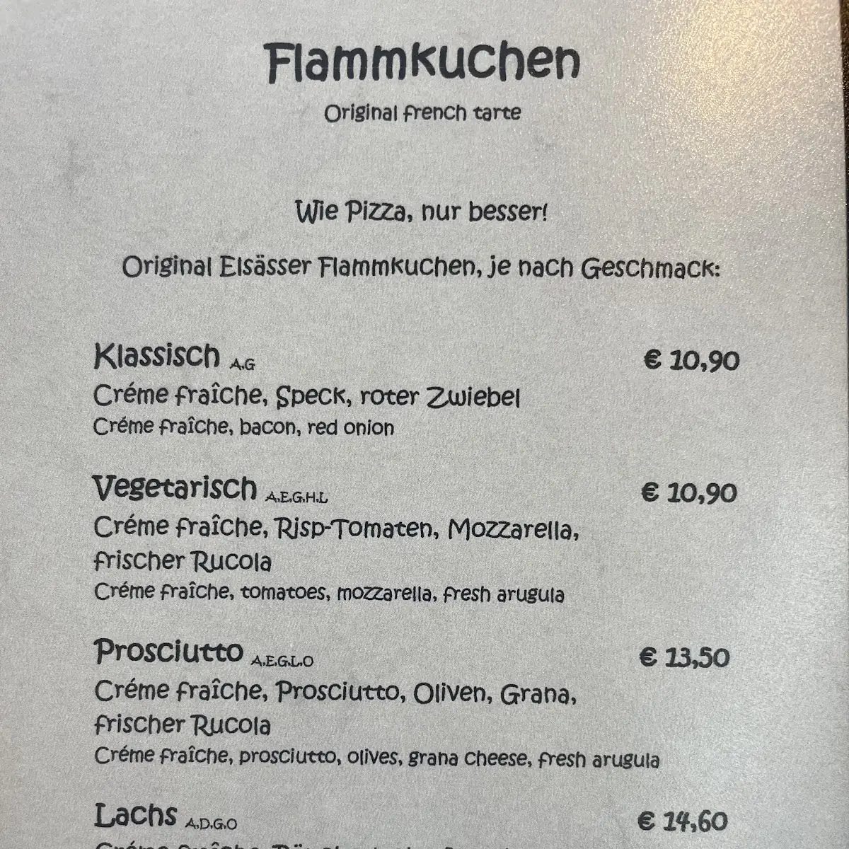 Speisekarte photo 2