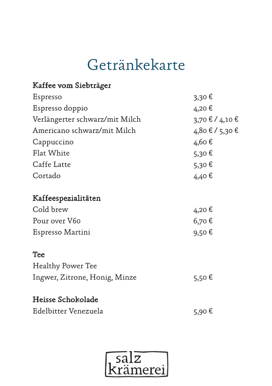 Speisekarte photo 2