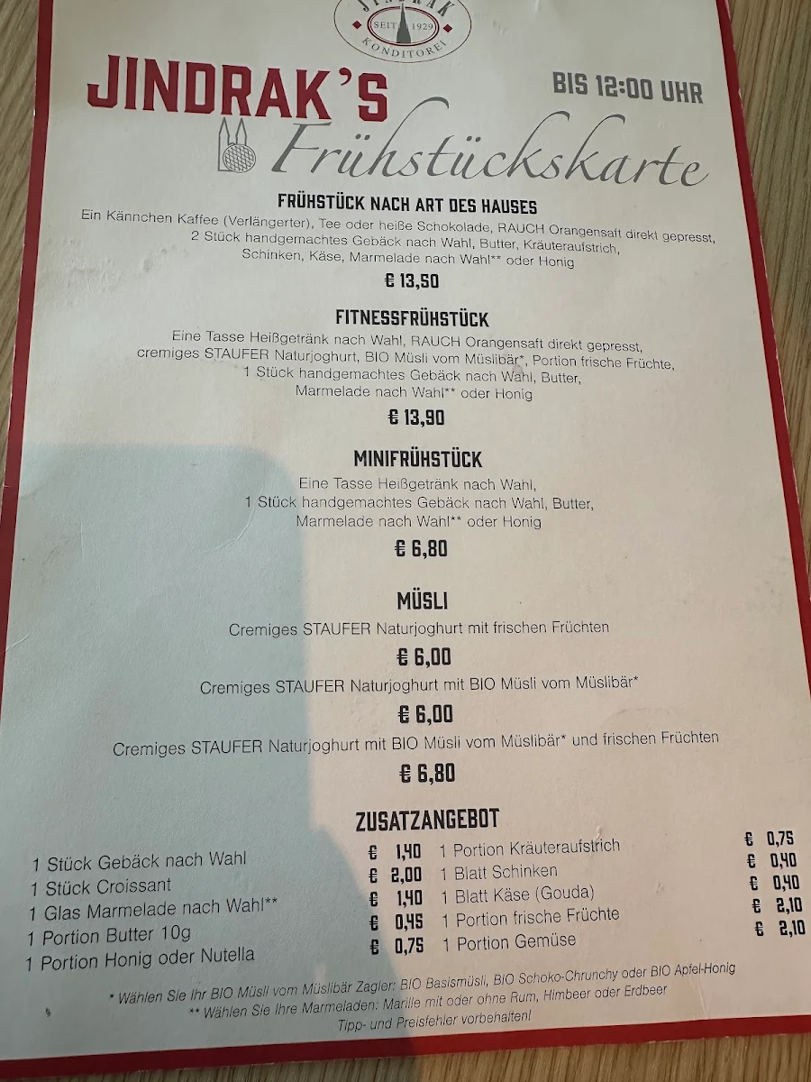 Speisekarte photo 2