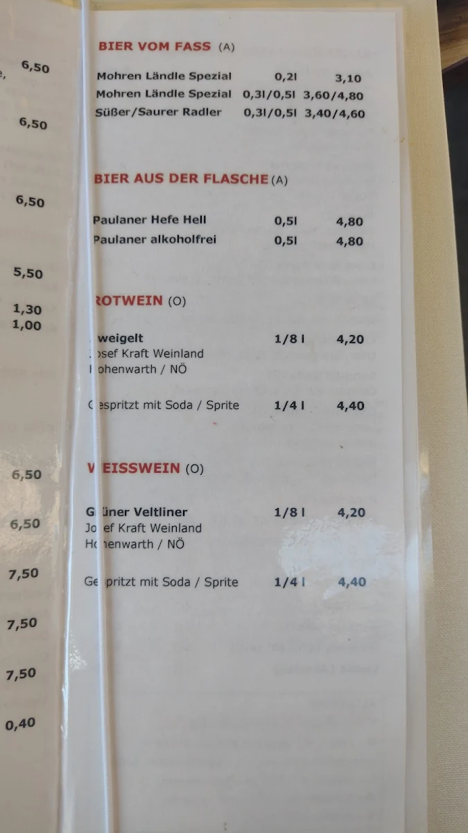 Speisekarte photo 9