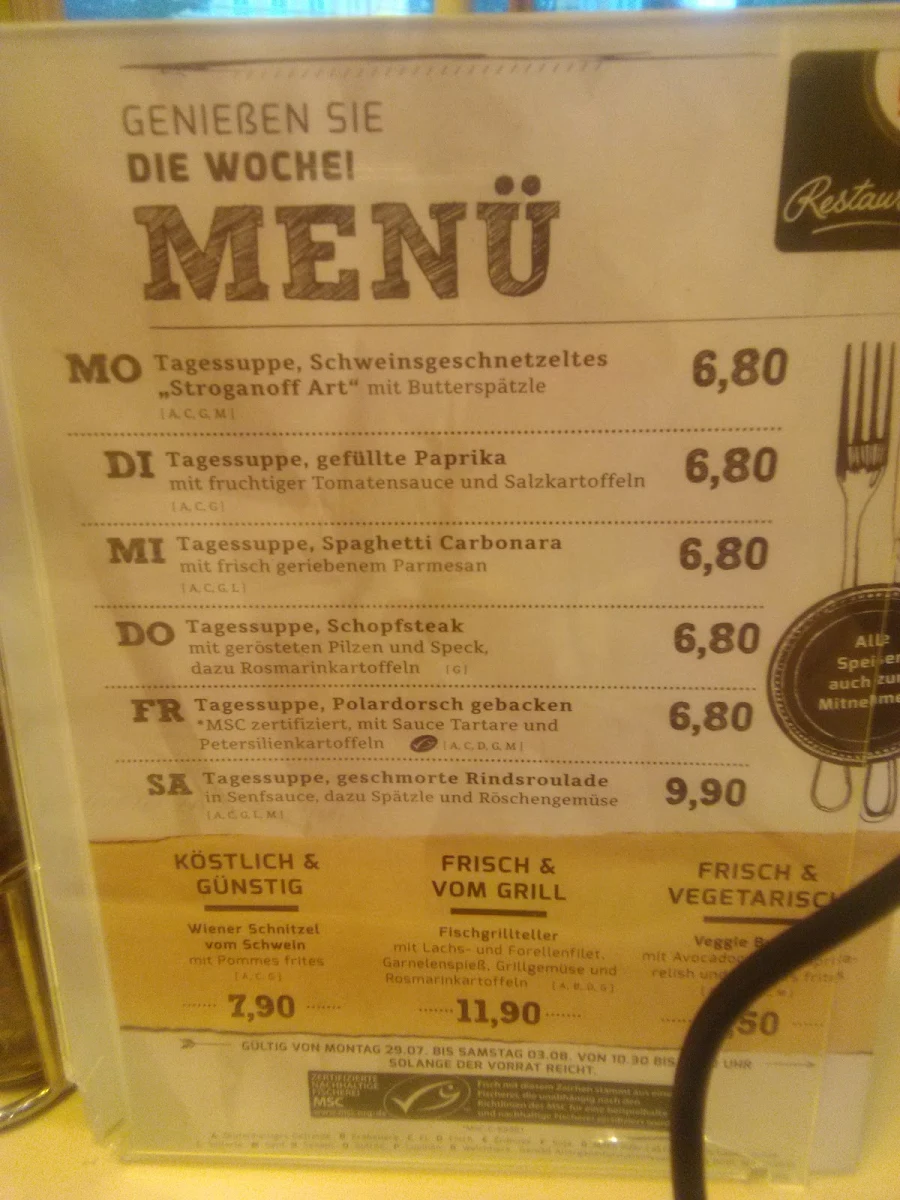 Speisekarte photo 3