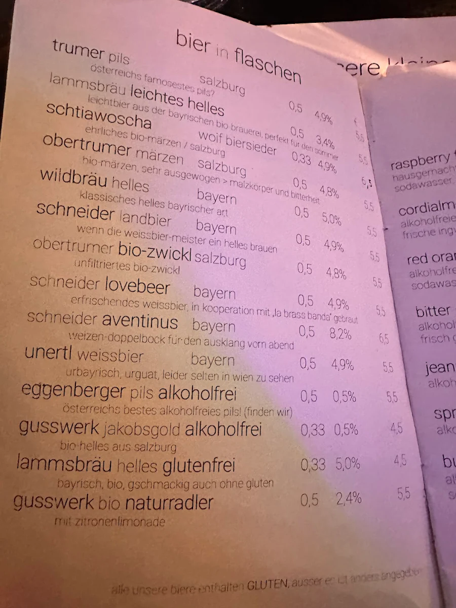 Speisekarte photo 8