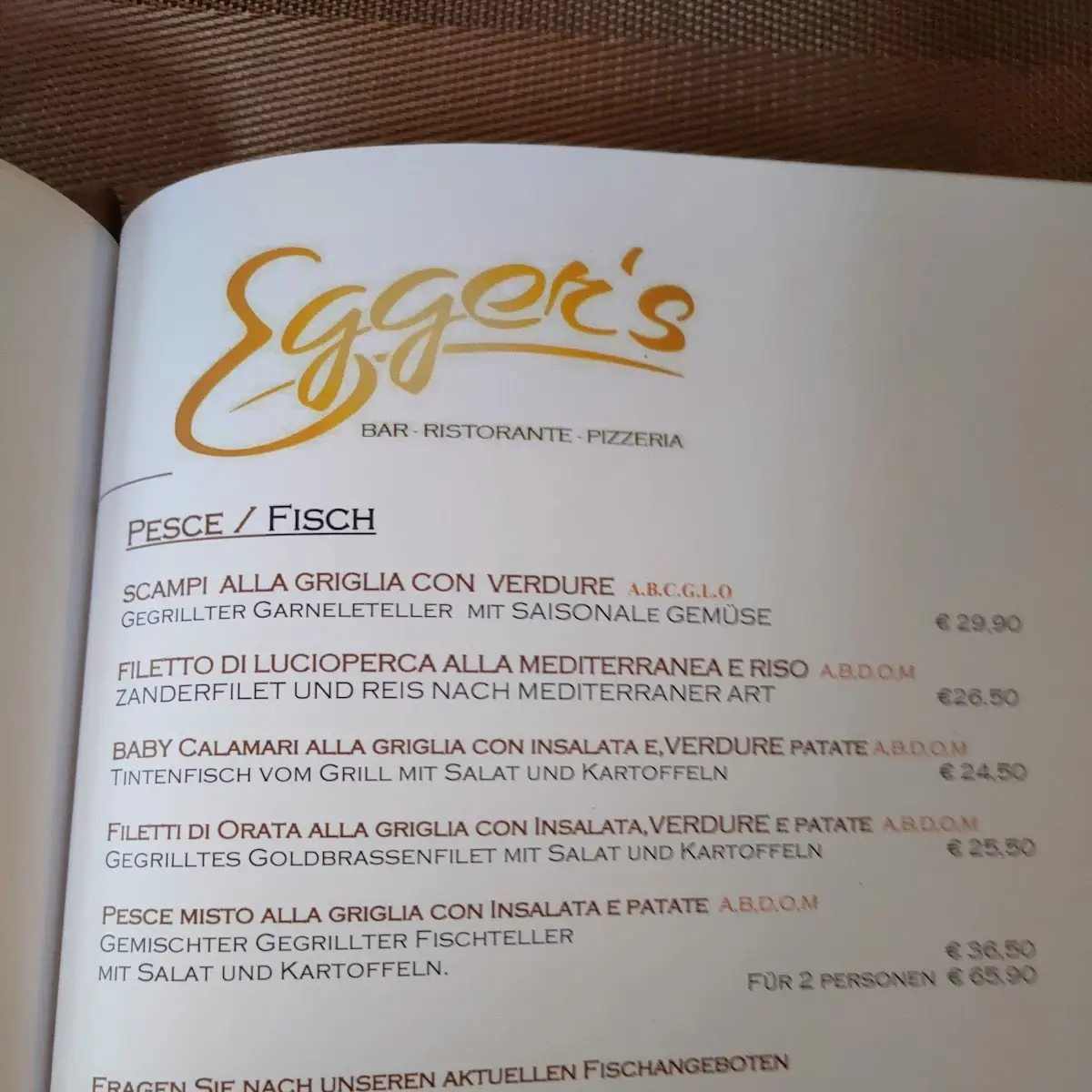 Speisekarte photo 3