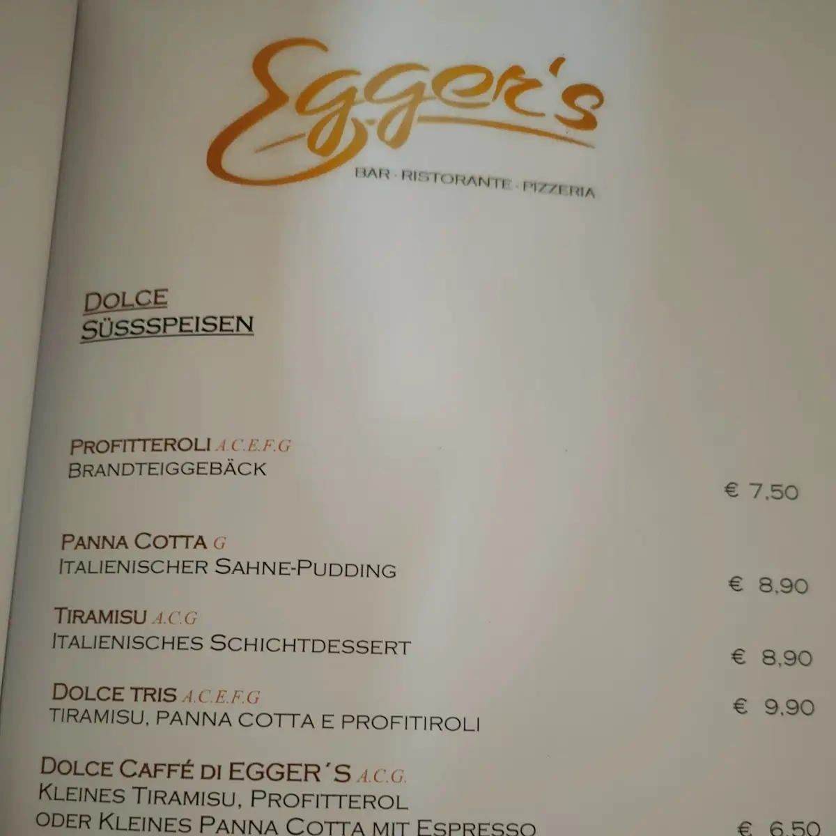Speisekarte photo 4