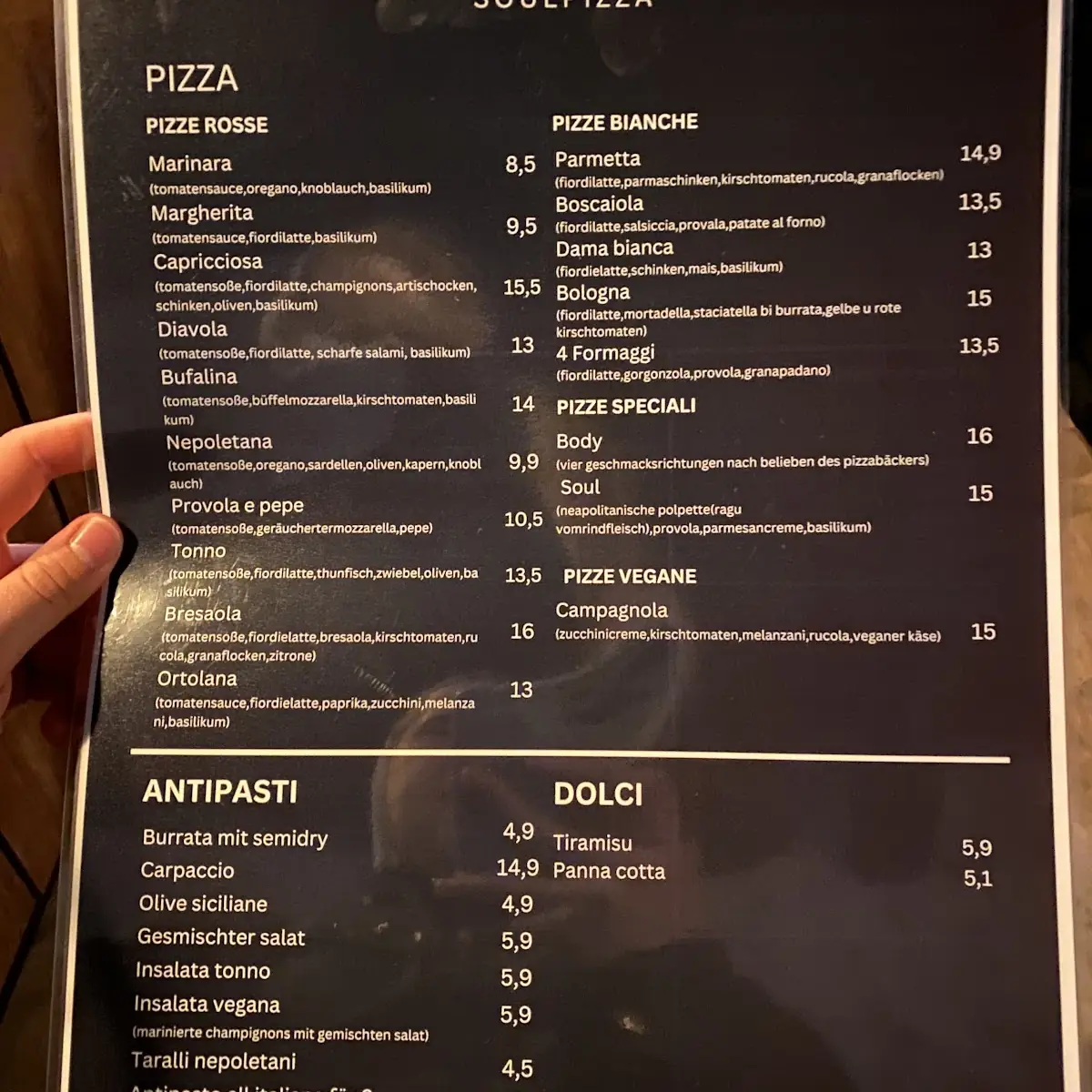Speisekarte photo 2
