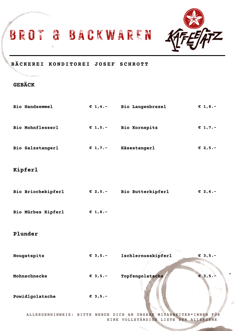 Speisekarte photo 4