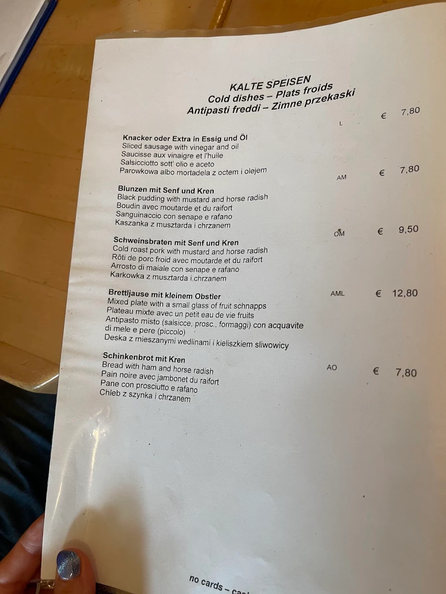Speisekarte photo 6