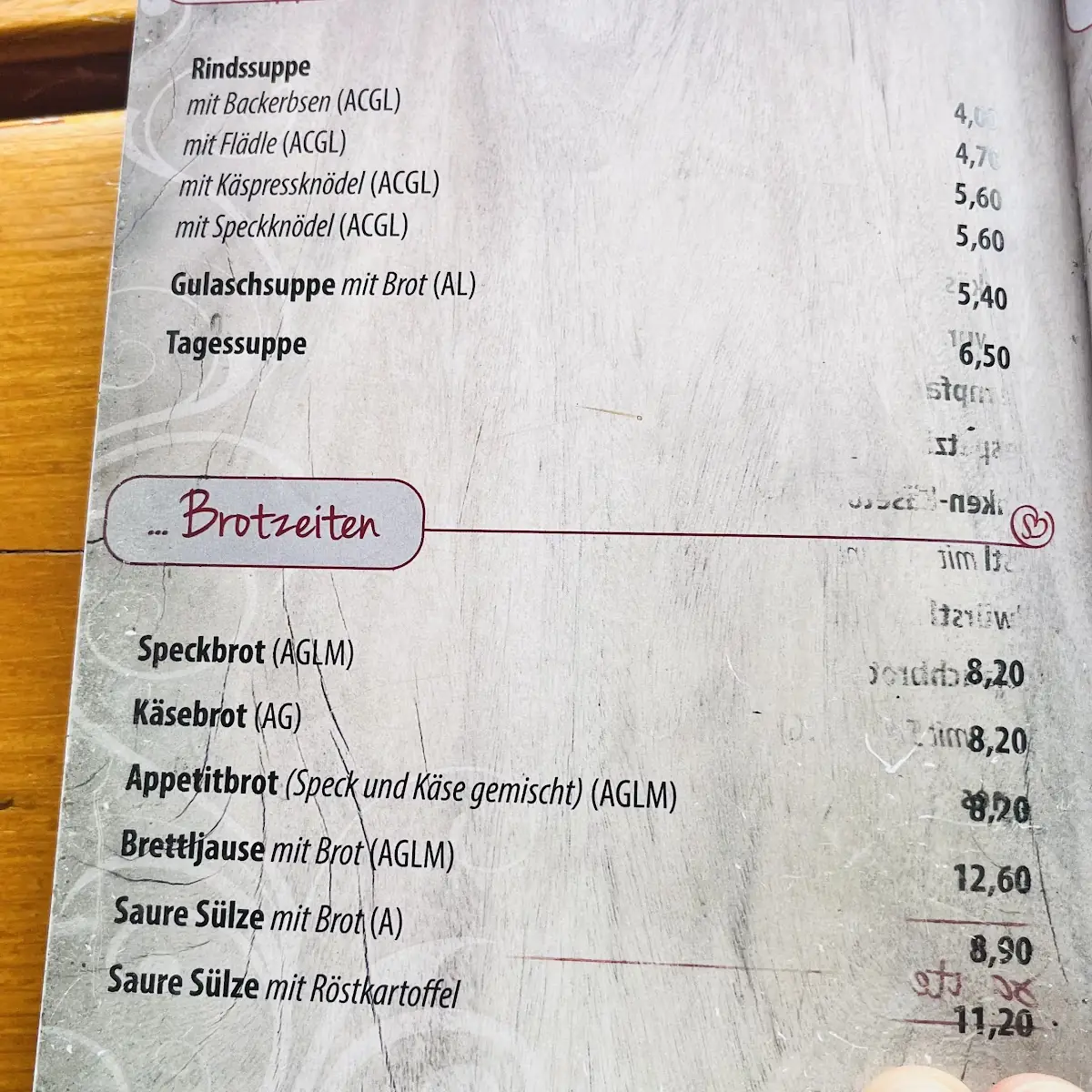 Speisekarte photo 10