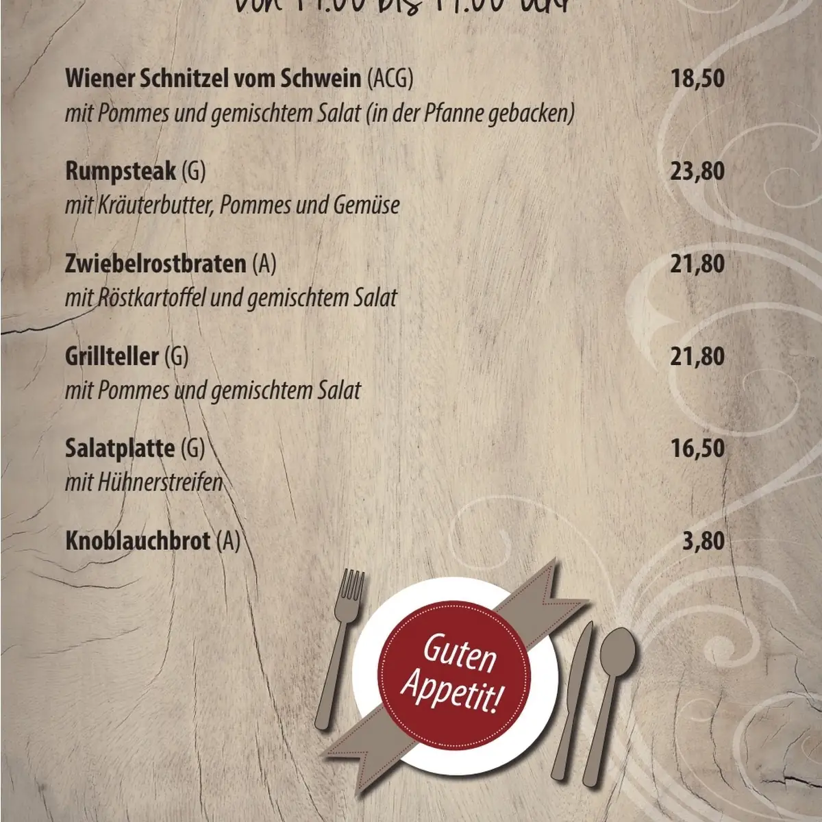 Speisekarte photo 5
