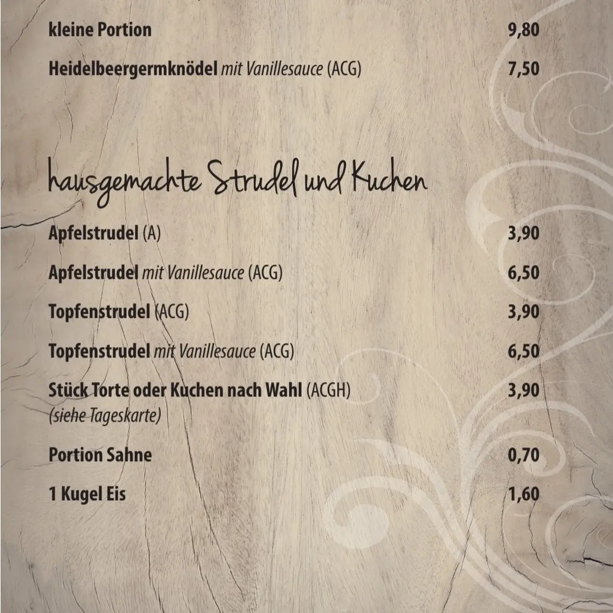 Speisekarte photo 8