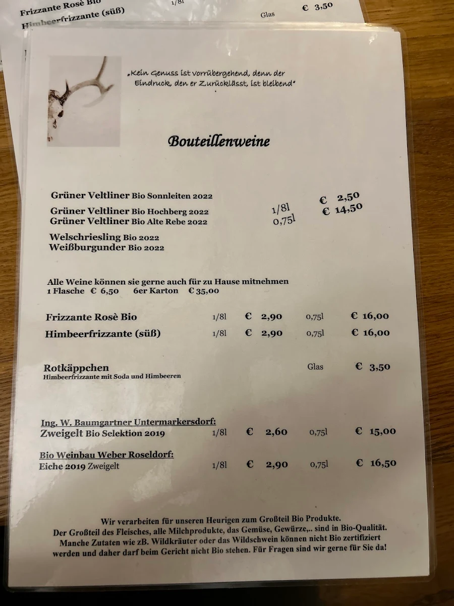 Speisekarte photo 2