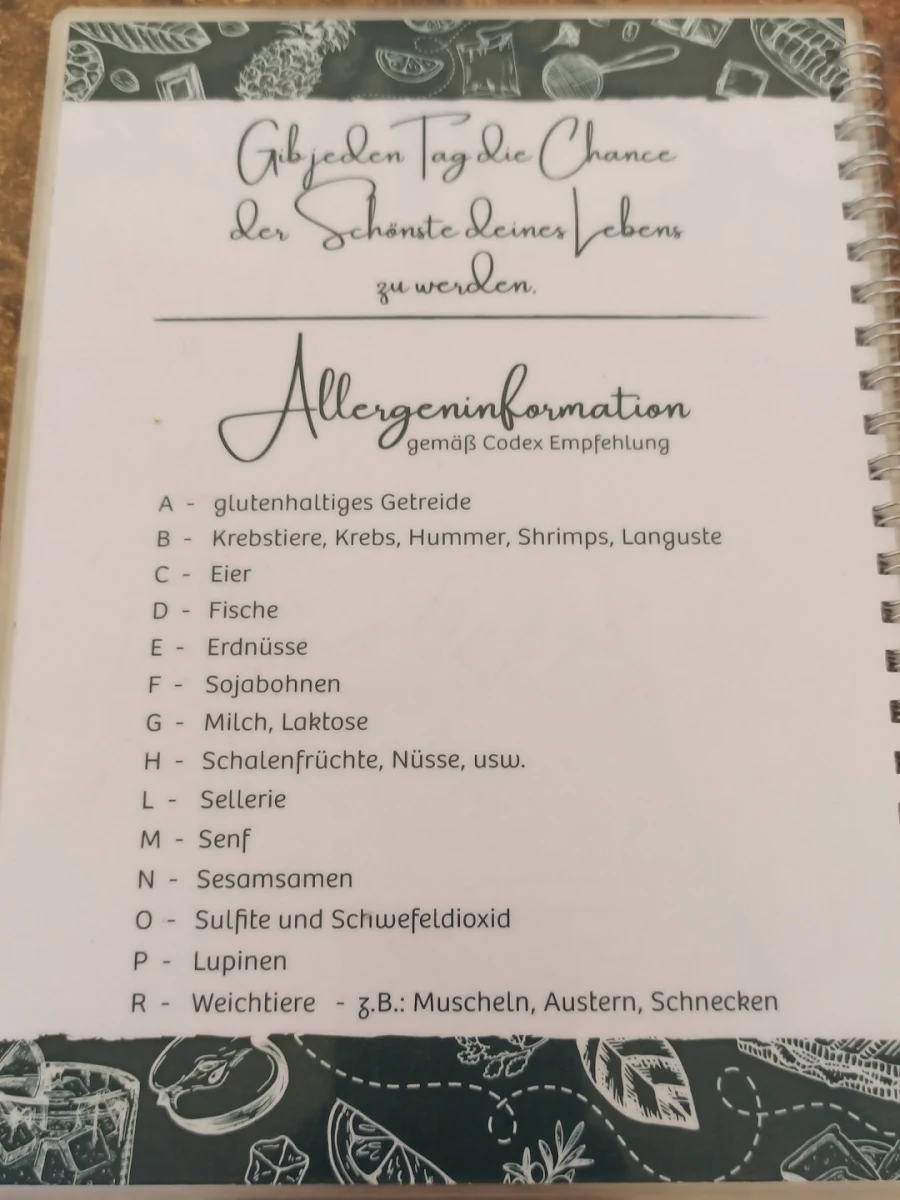 Speisekarte photo 2