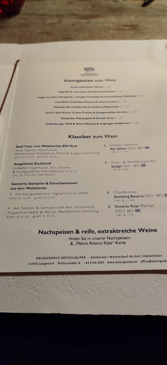 Speisekarte photo 9
