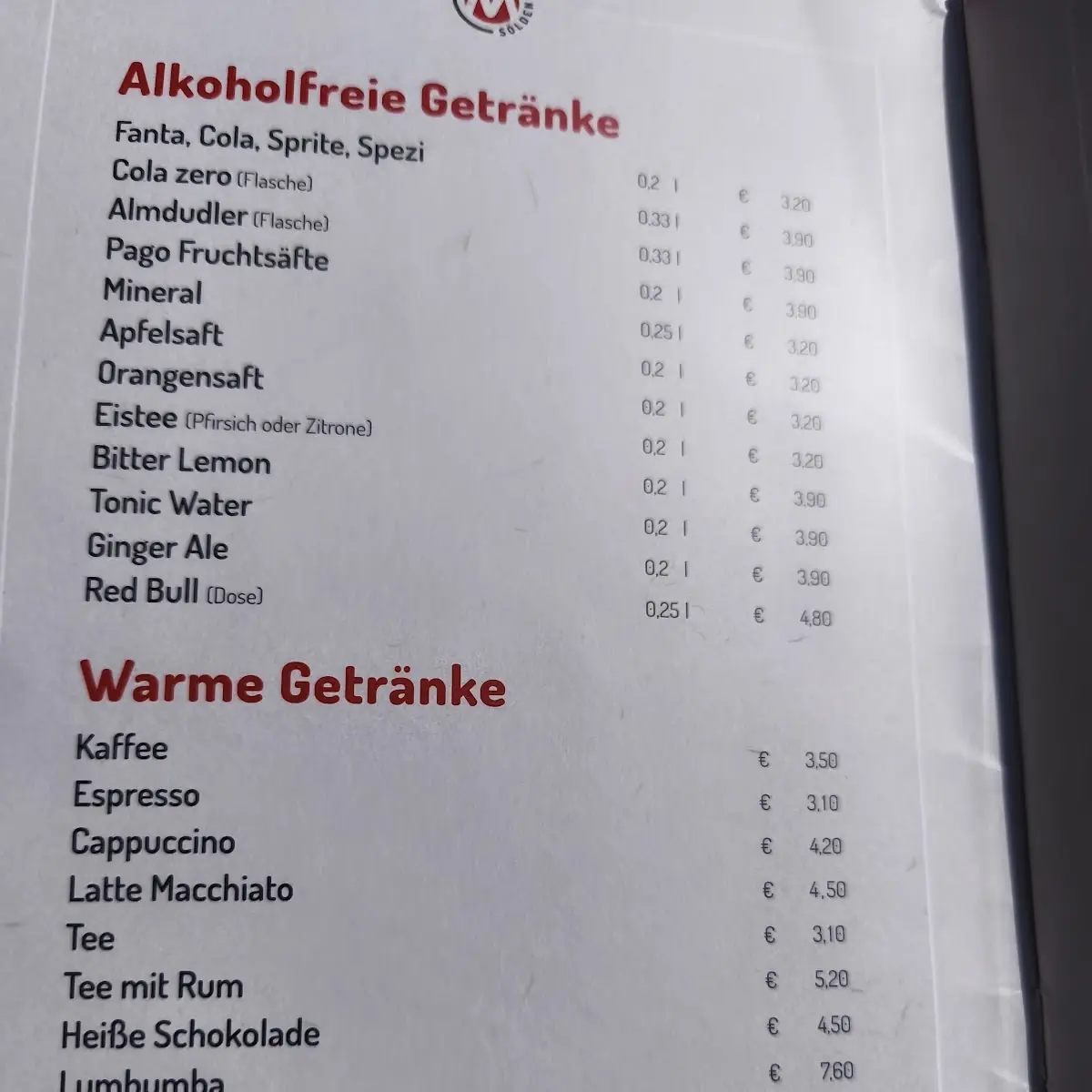 Speisekarte photo 7