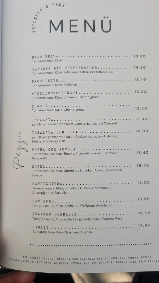 Speisekarte photo 1
