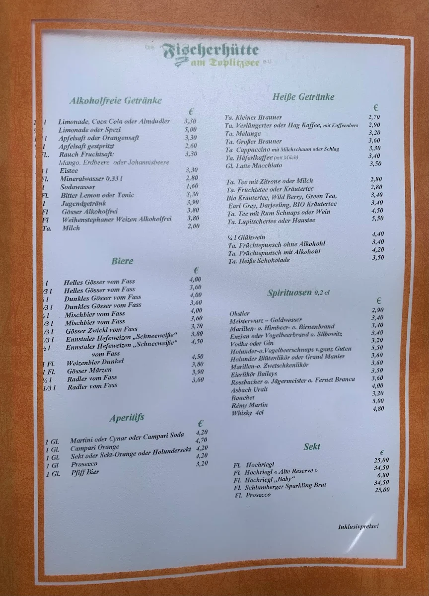 Speisekarte photo 4