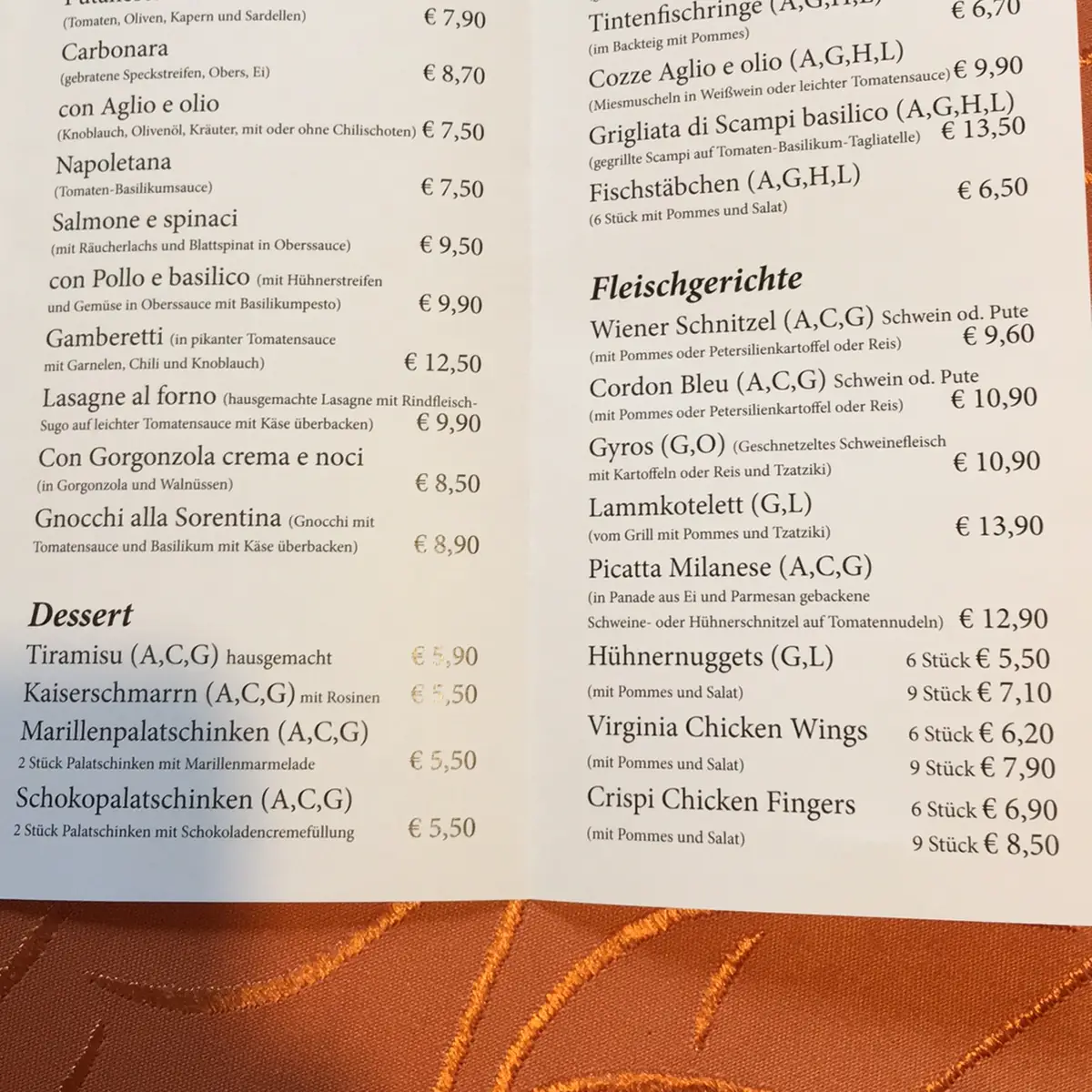 Speisekarte photo 10