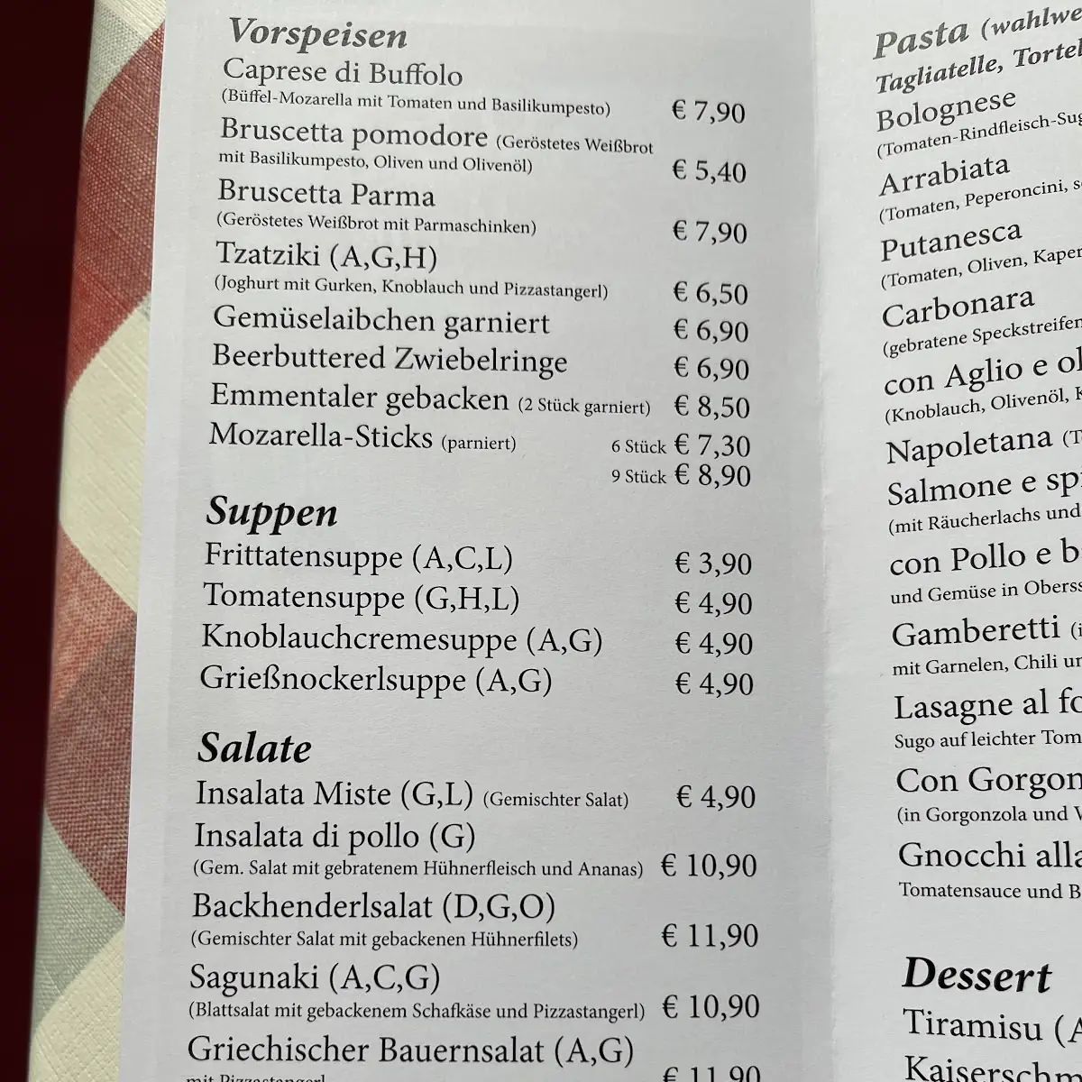 Speisekarte photo 8